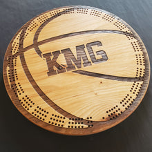 Load image into Gallery viewer, Basketball Cribbage Board