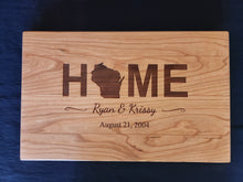 Load image into Gallery viewer, Personalized &quot;Home&quot; Cutting Board