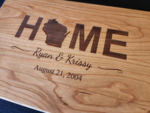 Load image into Gallery viewer, Personalized &quot;Home&quot; Cutting Board