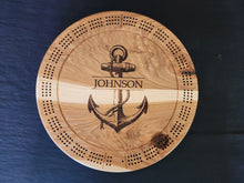 Load image into Gallery viewer, Anchor Design Cribbage Board