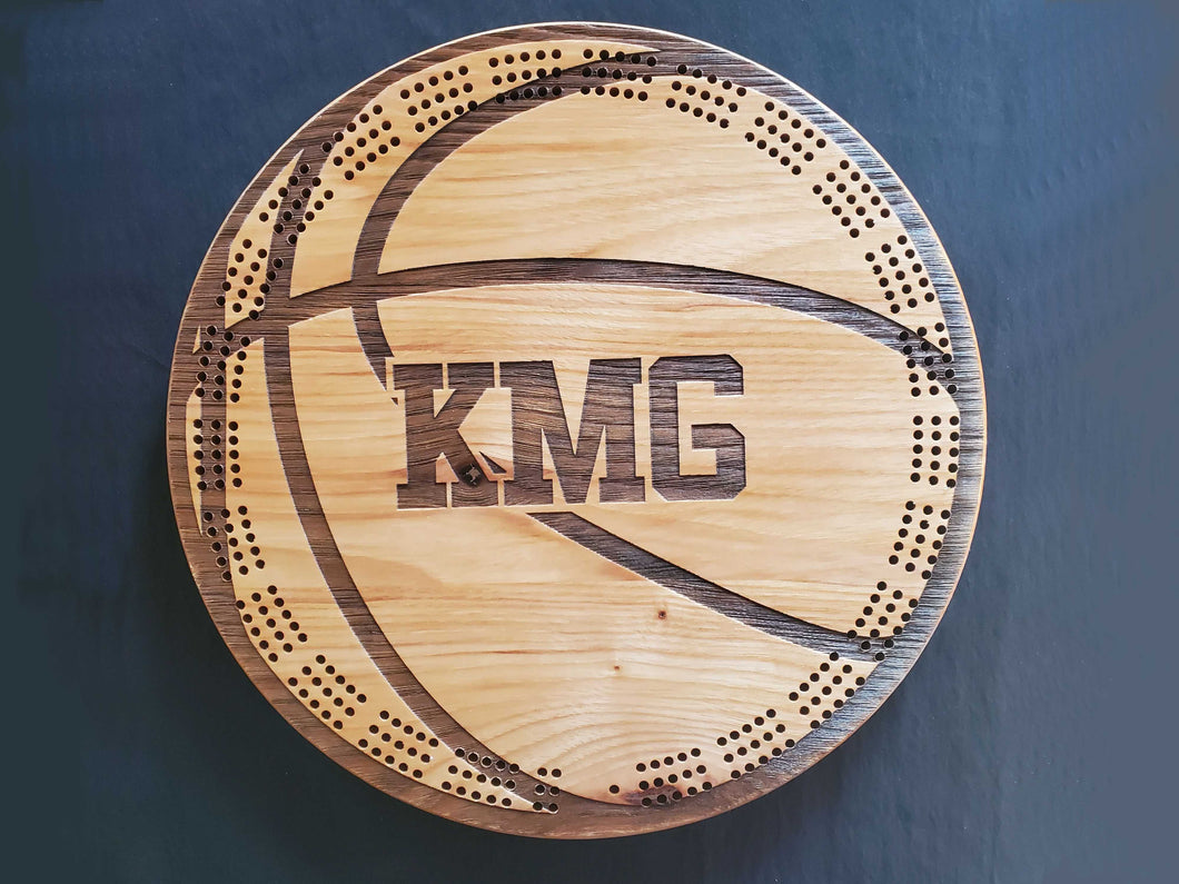 Basketball Cribbage Board