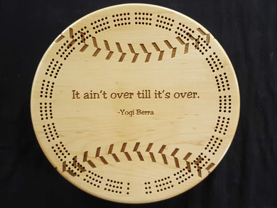 Baseball/Softball Cribbage Board