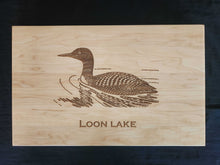 Load image into Gallery viewer, Loon Lake Cutting Board