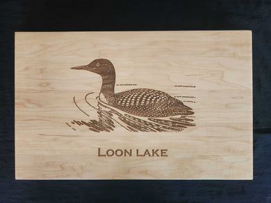 Loon Lake Cutting Board