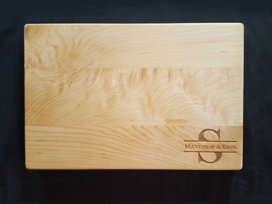 Names & Last Initial Cutting Board