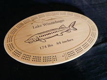 Load image into Gallery viewer, Sturgeon Cribbage Board