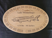 Load image into Gallery viewer, Sturgeon Cribbage Board