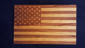 American Flag Cutting Board